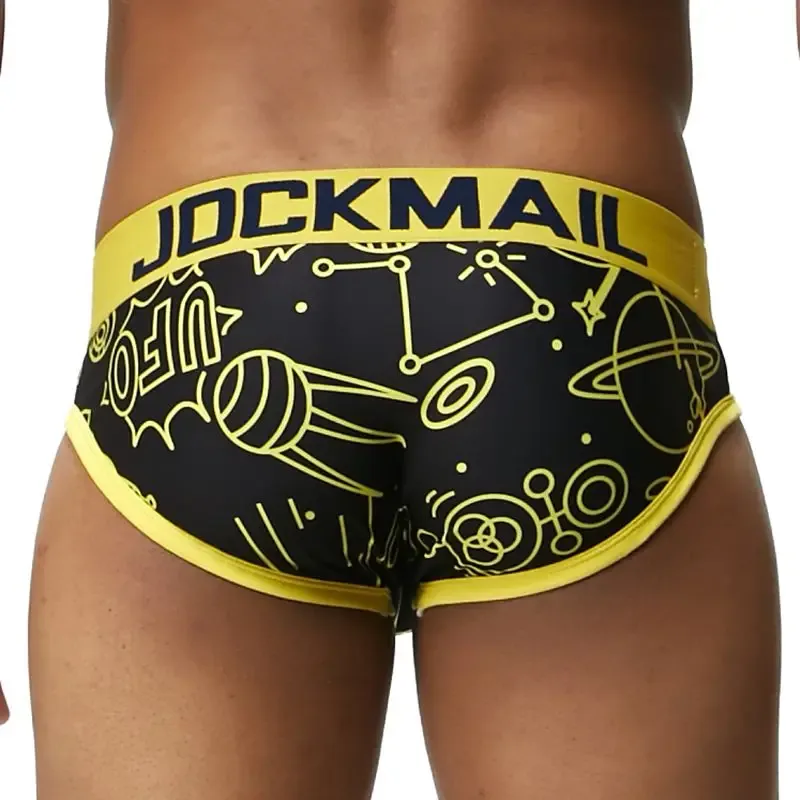 Diversão divertida sexy roupa interior masculina impressão cuecas de seda gelo cueca gay masculino calcinha deslizamento 21 padrão design shorts — image 23