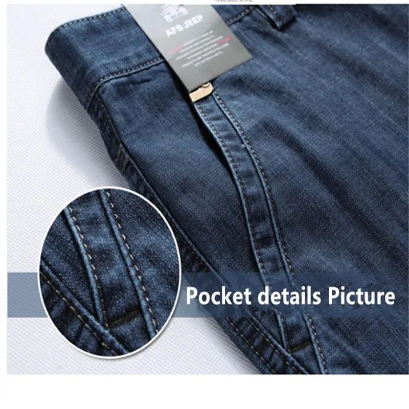 Cargo Jeans Men Big Size 29-40 42 44 Casual Multi-pocket Jeans Male Clothes 2023 Denim Jean Pants for Male trousers — image 3