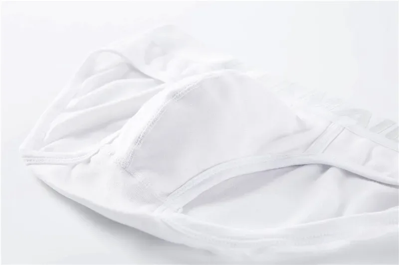 Marca masculina roupa interior respirável sexy briefs deslizamento cuecas de algodão confortável cueca masculino calcinha shorts — image 33