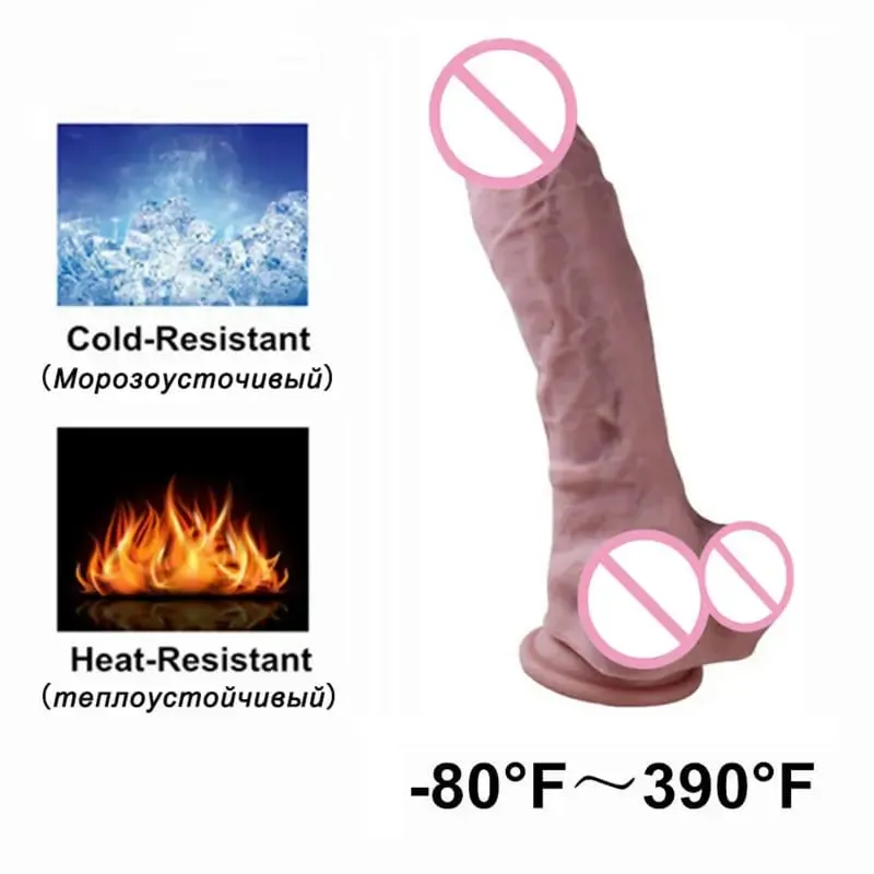 Vibradores de silicone pênis realista inodoro vibrador forte ventosa brinquedo sexual para mulheres — image 3