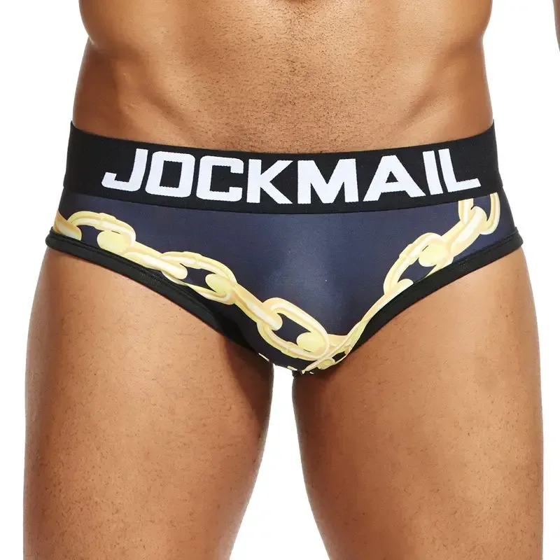 Diversão divertida sexy roupa interior masculina impressão cuecas de seda gelo cueca gay masculino calcinha deslizamento 21 padrão design shorts — image 16