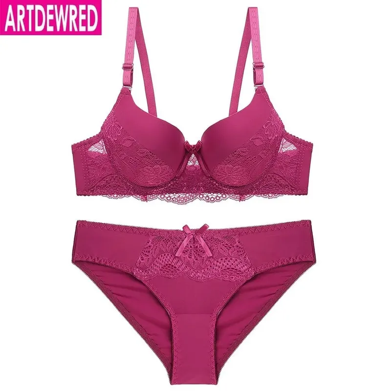 Conjuntos de sutiã de renda sexy para mulheres sutiã confortável conjunto de roupa interior sólido colheita superior feminino lingerie conjunto sutiã e calcinha conjuntos — image 2