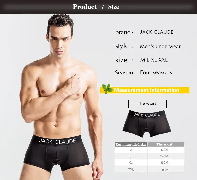 Panlalaking Panloob na Panloob na Panlalaking Boxer Panlalaking Sexy na Panloob Para sa Panlalaking Panty Cuecas Malambot na Panloob Cueca Boxer Men bokserki Calzoncillos Bago — image 1