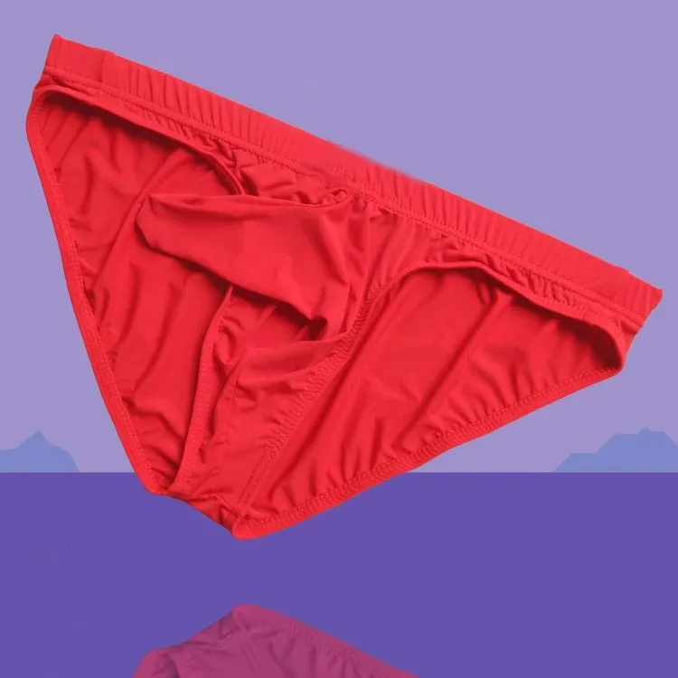Frete grátis masculino sexy aconchegante biquíni sedoso gelo com manga pênis confortável roupa interior masculina meias aconchegantes — image 10