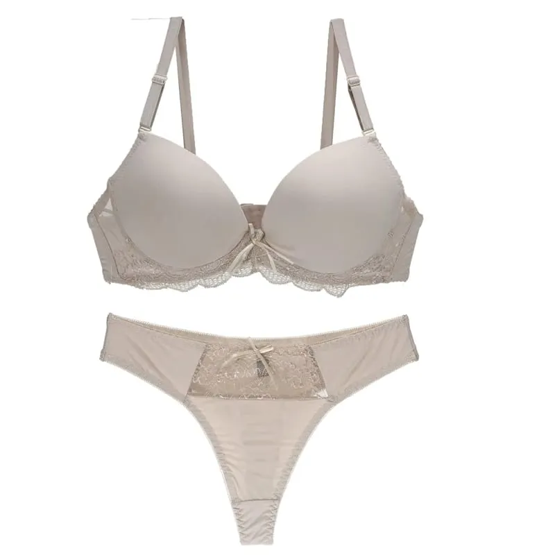 2022 Bagong Sexy BCDE Cup Bras Set Para sa mga Babae na Underwear Intimates Lace Black Blue Pink Purple White Pambabae Lingerie — image 3