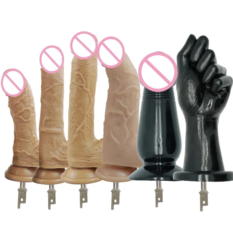 Sabre sticksåg fram- och återgående såg Stor silikondildos fram- och återgående såg 3XLR VAC-U-LOCK Adapter Tillbehör Sexmaskin