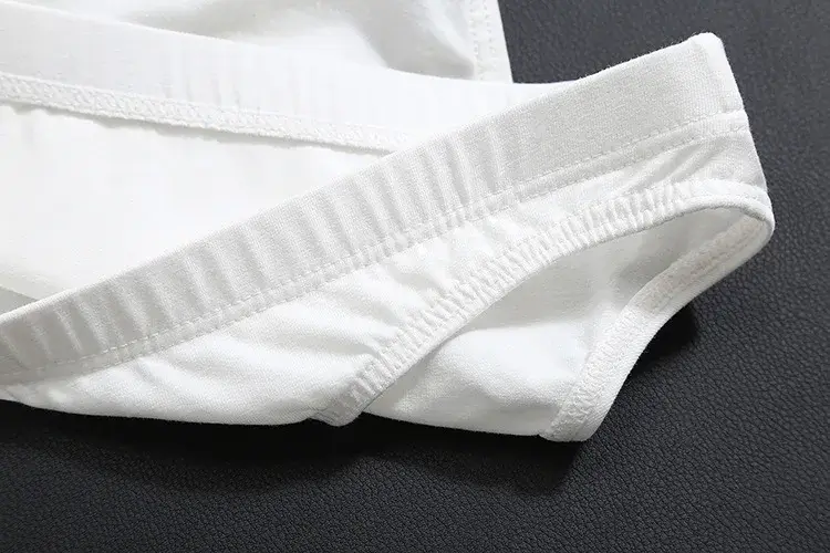 Panlalaking Kasuotang Panlalaki Solid na Kulay ng Summer na Cotton Underpants Panlalaking Shorts Sexy Briefs Malaking Sukat Seamless Man Panty Para sa Mga Lalaki — image 10