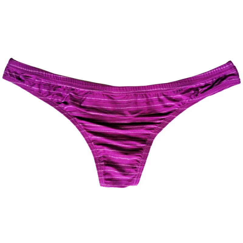 5 hommes slips Sexy rayure Bikini respirant sous-vêtements doux Cucea caleçons homme confortable pantalon Gay Cueca culotte masculine C903-1 — image 23