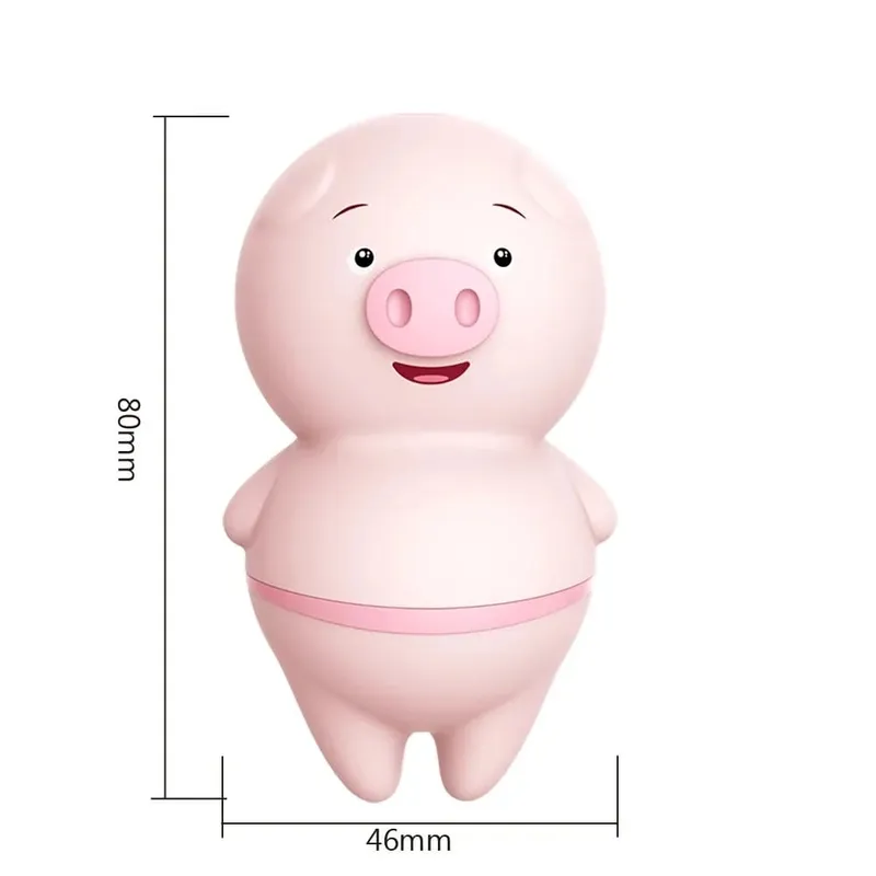 Pink Pig Tongue Lick Vibrators Anal Clitoris Nipple Massager G-Spot Adult Product Erotic Sex Machine 6/2 Modes Female Sex Toys — image 2