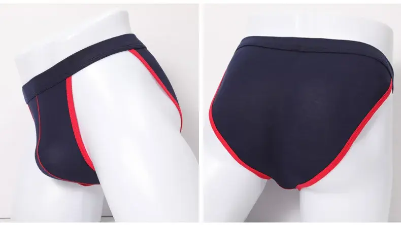 Brand Male Underwear Bulges Knickers Triangular Underwear EU Man Solid Underpants Plus Size Modal Cotton Slip Panties na Panlalaki 1802