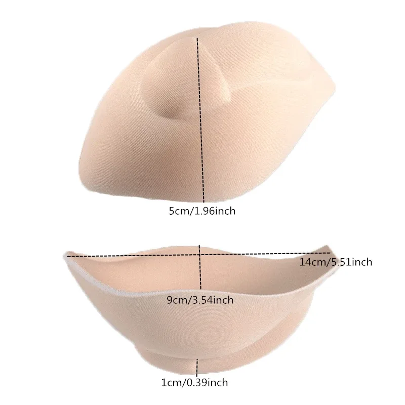 Panlalaking Underwear Swimwear Briefs Pouch Sa Loob Palakihin ang Sexy Sponge Enhancer Pad Protection Push Up Cup Breathable Multi Colors — image 24
