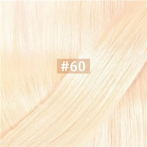 Solove Straight 6D-2 Virgin Human Hair Extensions Handmade Seamless Loop Micro Ring Hair Extensions 10-30” 50g/set Natural Color — image 16
