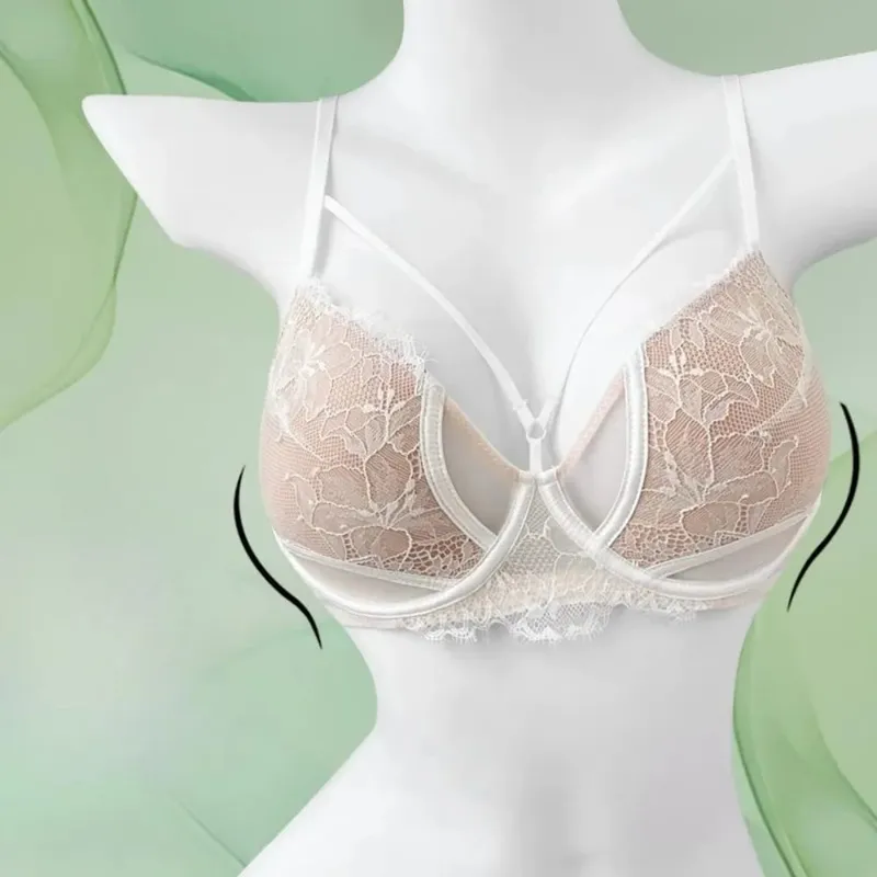 1. BANERDANNI סקסית Pure Desire חזיית סט מזער חזה גדול תמיכת Push Up Side אנטי צניחת הלבשה תחתונה נגד התרחבות חמה מכירה הטובה ביותר — image 3