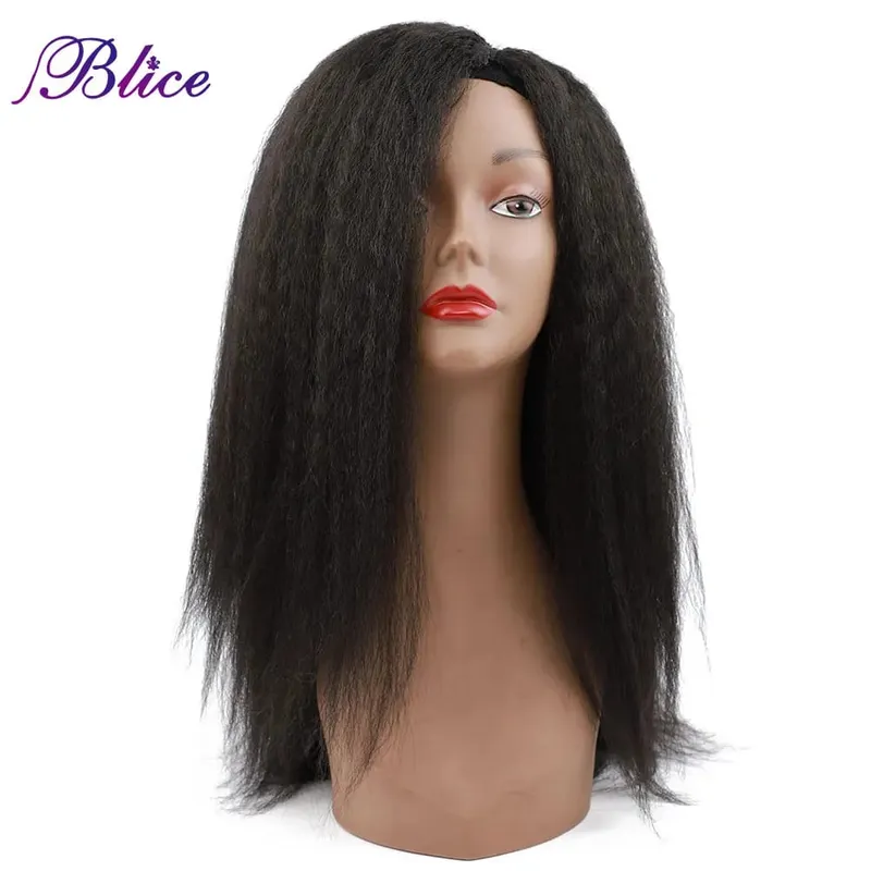 Blice Synthetic Clip In Hairpieces Kinky Straight Women Hair Accessories Heat Resistant Hair Extensions 5Pcs/set Deal — image 2