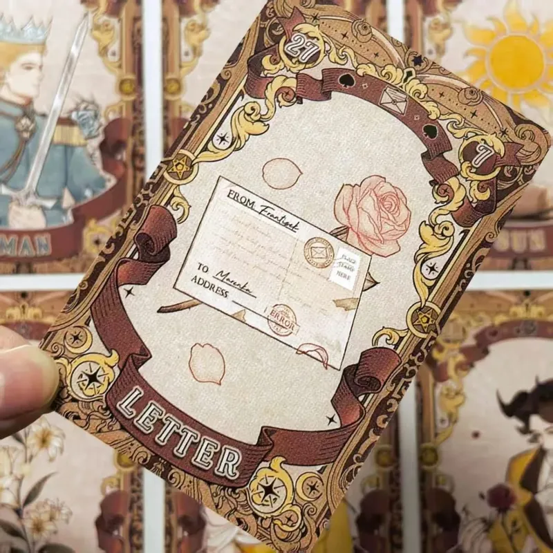 Pohádkový sen Lenormand Tarot - 44 karet Stolní hra Ilustrace Téma pro věštění a vyprávění — image 5