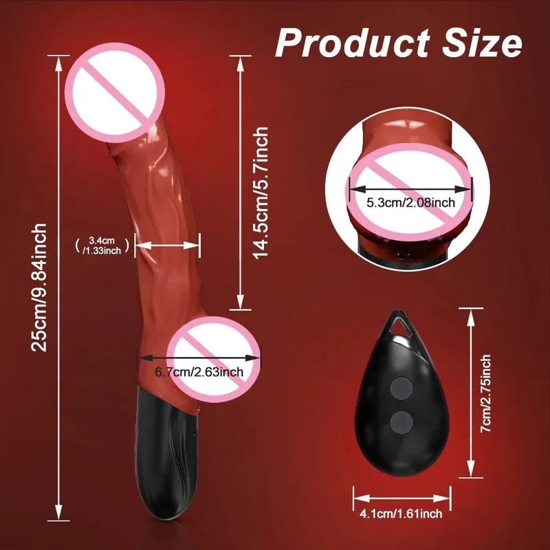 Automatic Thrusting G Spot Dildo Sex Machines Suction Cup Vibrator 10 Vibration Mode Clitoral Vagina Anal Stimulation Adult Toys — image 5