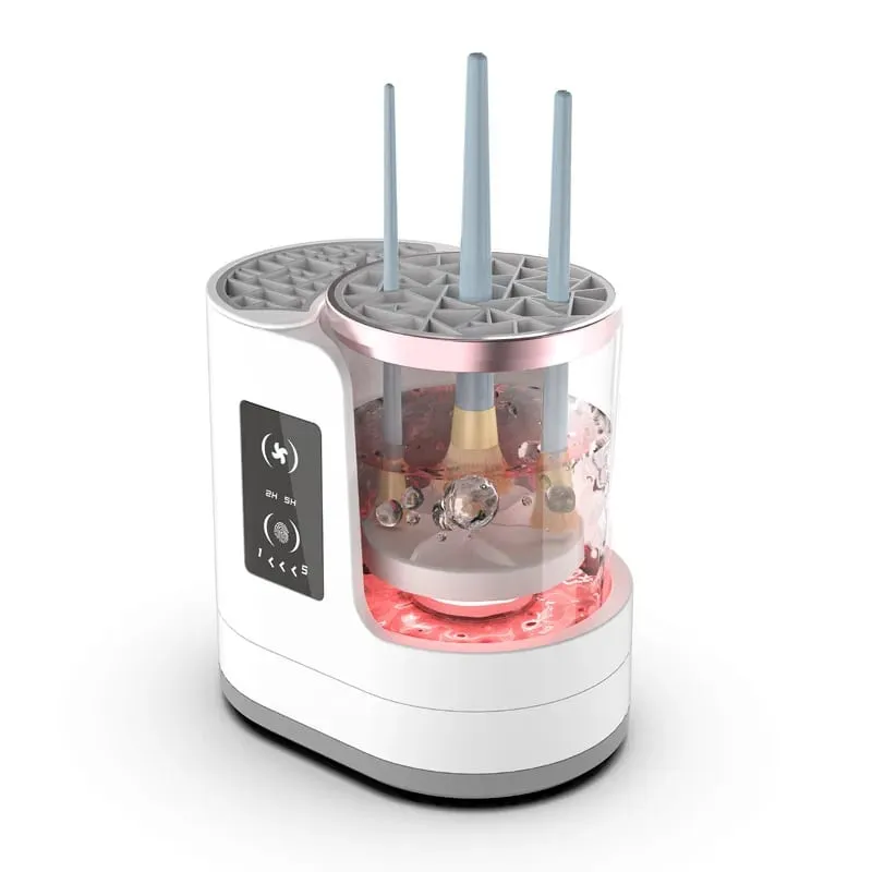 Portable Electric Makeup Brush Washing Machine Touch Timing Panel Fast Clean Air Dry Fit Brushes Desktop Beauty Tool Cleaner — image 5