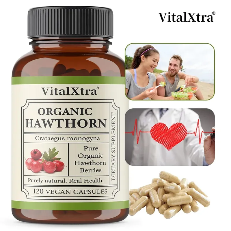 Ultra-Potential Hawthorn Extract Capsules Supports Digestion Heart Health and Blood Sugar Control Promotes Digestive Health — image 1