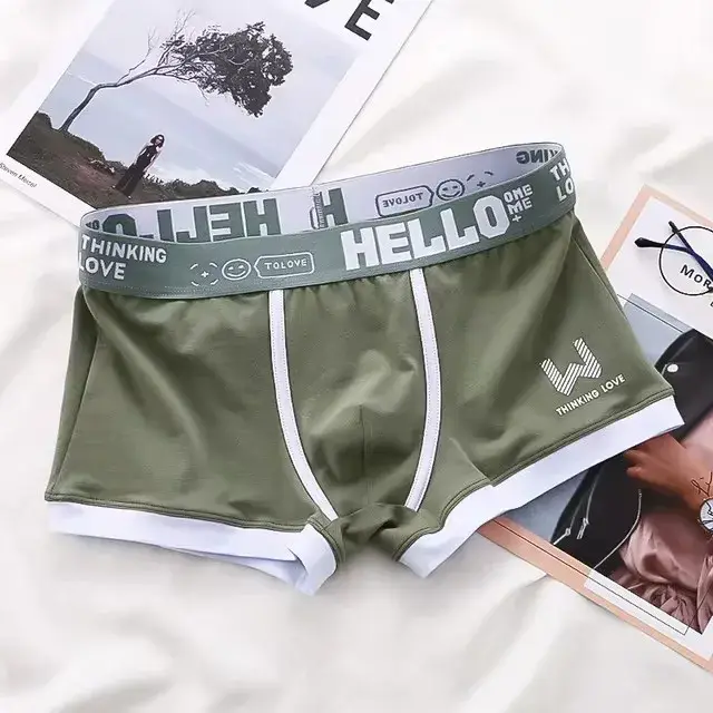 1/4 Pieces Panlalaking Kasuotang Panloob na Cotton Boxer Shorts Panlalaking Kasuotang Panlalaki Boxer Pants Breathable U Convex Panlalaking Underwear Sexy Plus Size — image 13