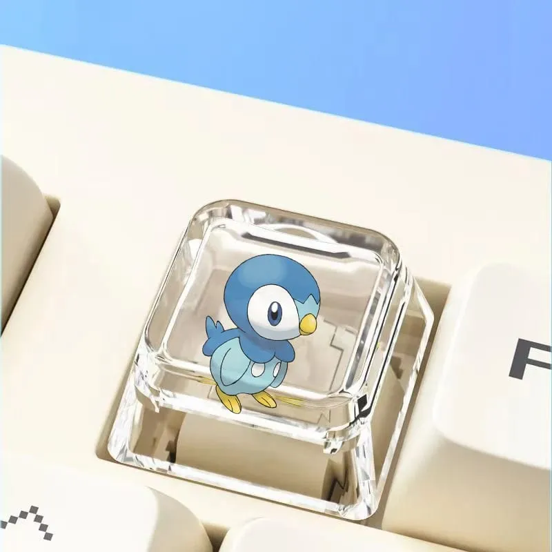 Cross mechanical keyboard personalized anime keycap single Charmeleon Blastoise Eevee transparent cartoon keycap — image 39