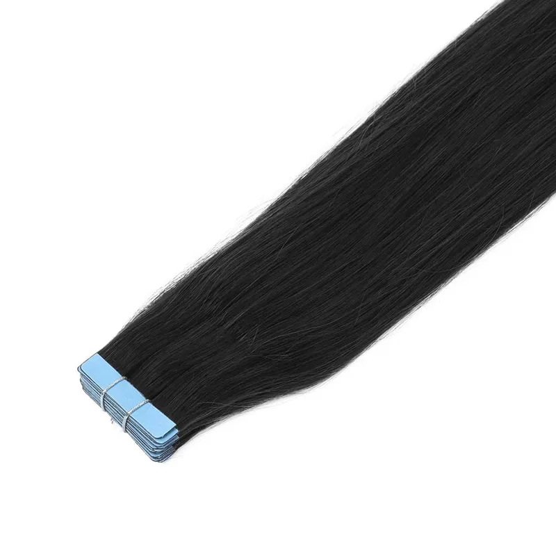 Tape in Hair Extensions Human Hair Blonde Seamless Tape Hair Extensions 4x0.8cm Skin Weft PU Tape On Hair 20PCS 12"-22"