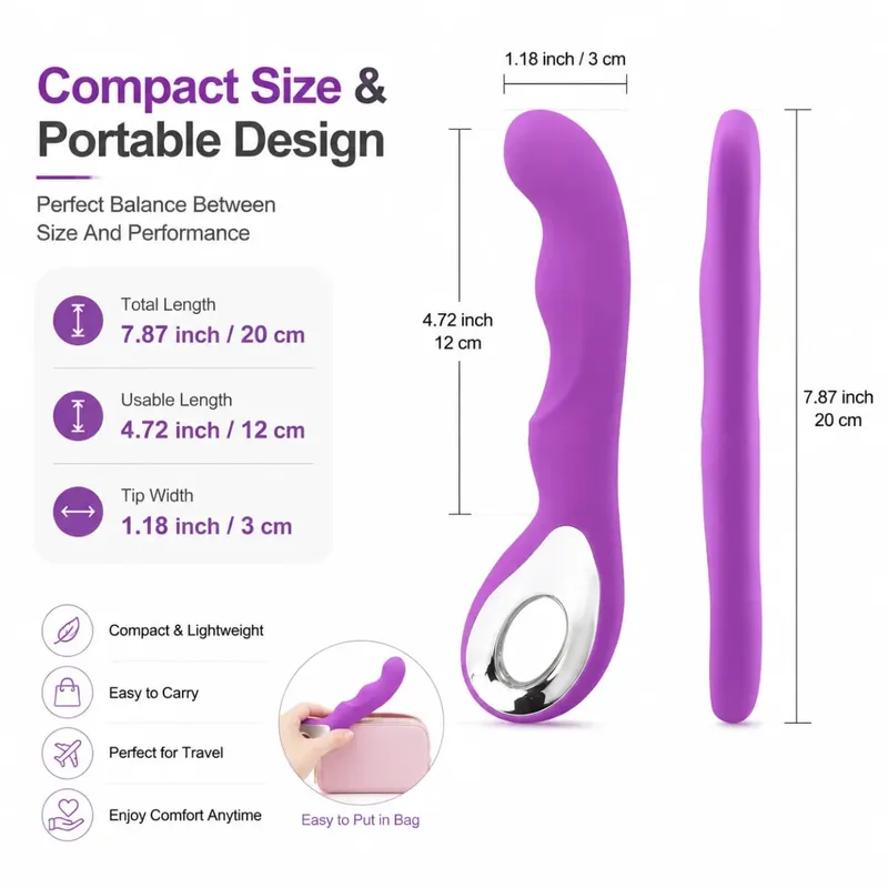 10 velocidades g ponto vibrador av varinha mágica massageador vibradores vibradores duplo clitóris estimulador vaginal massageador brinquedos sexuais para mulher 18 + — image 6