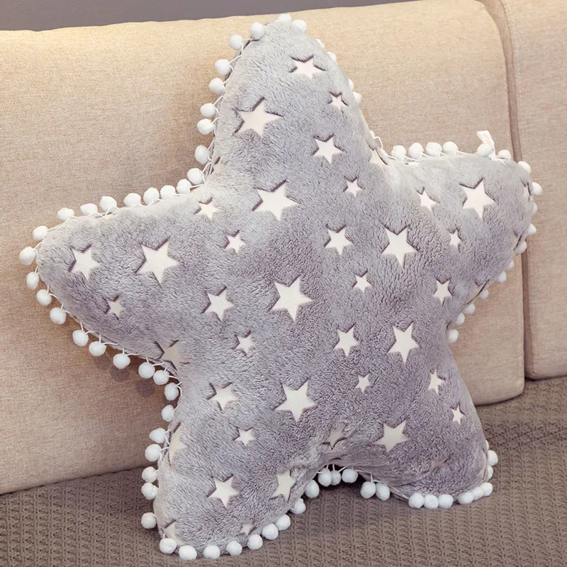 INS Plush Sky Series Luminous Cloud Moon Star Pillow Soft Cushion Kawaii Stuffed Plush Toys For Children Baby Kids Toy Girl Gift — image 4