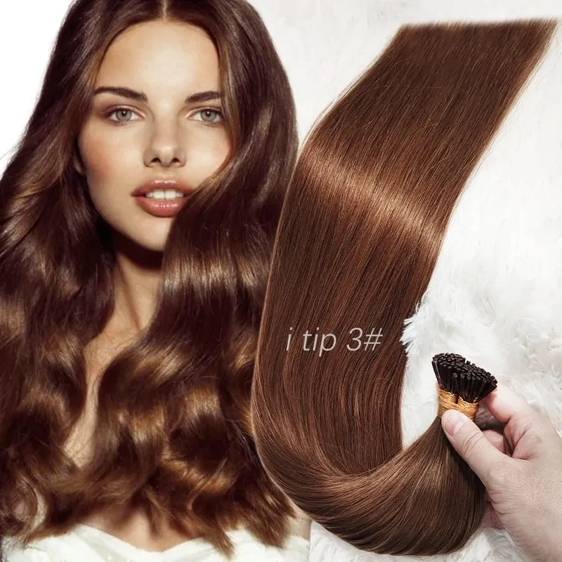 I Tip Human Hair Extensions 50g Straight Fusion Hair 30Inch Keratin Capsule Original Real Natural Hair Blonde Color — image 9