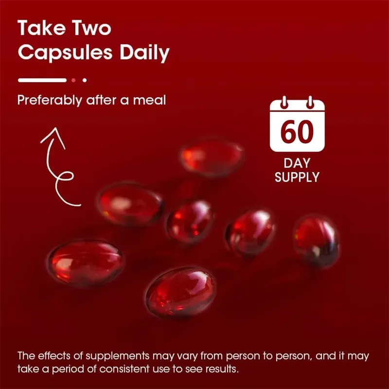 Astaxanthin - Supports Eye Skin Health Antioxidant Suitable for Dietary Support of Joints Brain Immune System and Heart — image 5