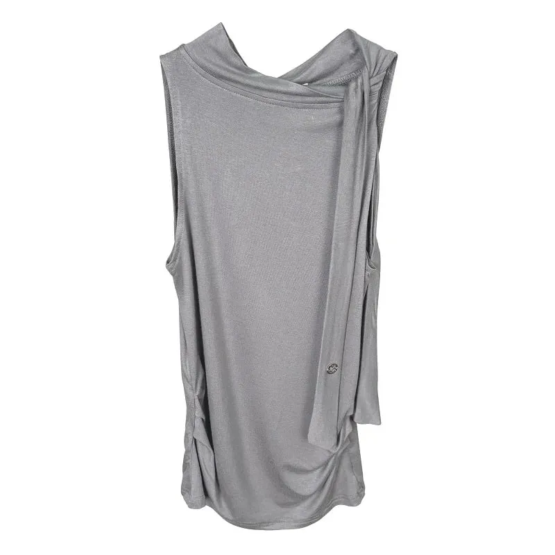 2026 Sexy Pure Desire Design Slim Women Bodycon Camisole Korean Dongdaemun Sleeveless Tank Top Solid Versatile Base Layer Top — image 6