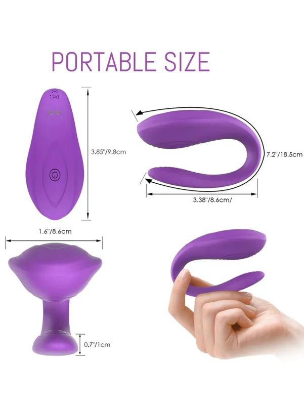 Y-Pao Flexible Couple vibrátor kettős behatolású G-pont stimulátor, kihangosító felnőtt szexjátékok nőknek és pároknak, puha — image 4
