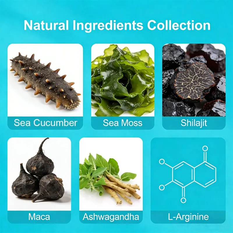 Mistura de Suplemento Melhorador - L-Arginina + Maca + Ashwagandha Resistência Crescimento Muscular Função Vascular Circulação Sanguínea — image 3