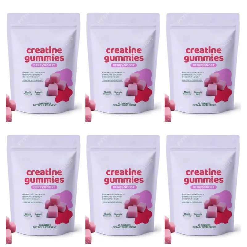 Berry Creatine Gummies Serving Monohydrate Chewable Supplement Easy Daily Intake Muscle Recovery Strength Support Muscle Growth — image 11