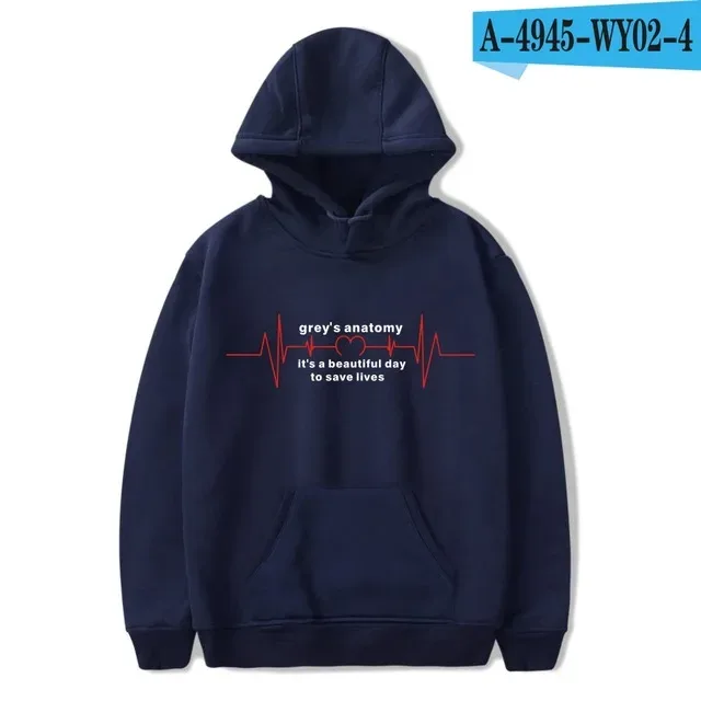 Harajuku Gray's Anatomy Tumblr Greys Anatomy printed Hoodies Sweatshirts Men/Women Comfortable Sweatshirt Adult/Child Pullovers — image 44