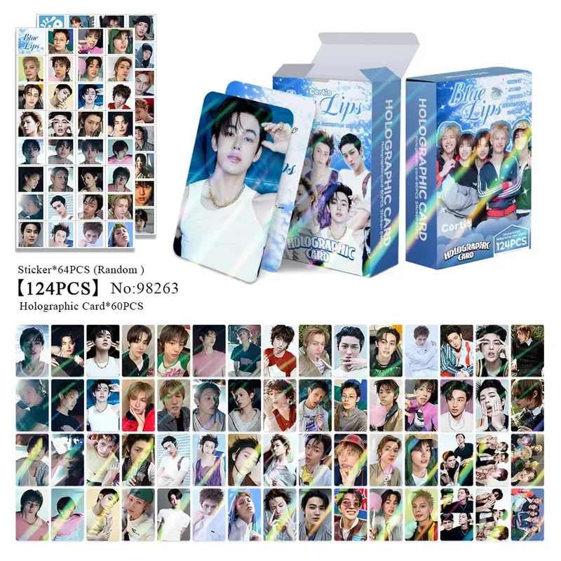 124Pcs 2026 SEASON’S GREETINGS Lomo Cards Photocards HD Fans Collection Cards Decorative Present Gifts — image 7