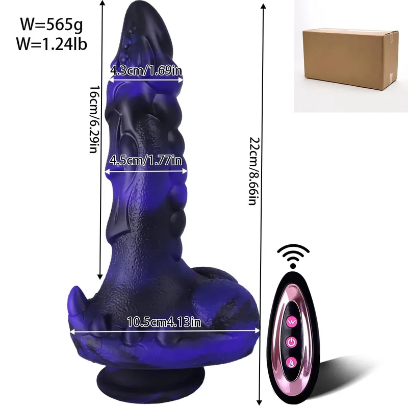 Big Telescopic Dildo Sex Toy Vibrator Dildo Remote Control Thrusting Vibration Penis Monster Dildos Vagina Anal G Spot Massager