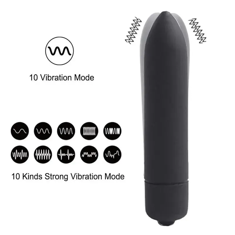 Mini bala vibrador feminino massageador vaginal g ponto clitóris estimulador poderoso vibrador masturbação adulto brinquedos sexuais para mulher 18 + — image 3
