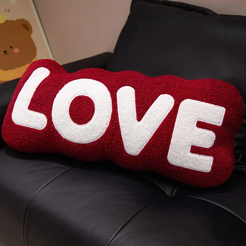Love Letter Pillow Lumbar Waist Cushion For Couch Living Room Valentine's Day Wedding Ceremonies Party Decorations — image 1