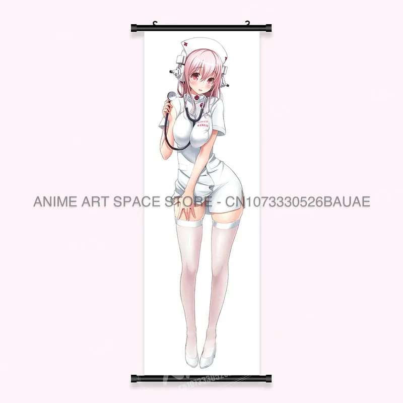 Video game Wall Artwork Canvas Scrolls Picture Anime Movie Role Poster Hanging Painting Print Home Decoration For SUPER SONICO — image 35