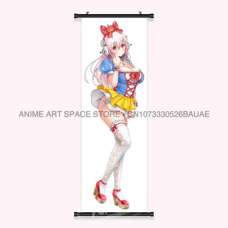 Video game Wall Artwork Canvas Scrolls Picture Anime Movie Role Poster Hanging Painting Print Home Decoration For SUPER SONICO — image 31