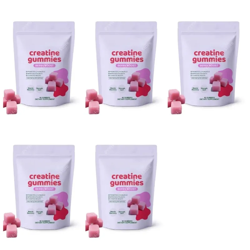 Berry Creatine Gummies Serving Monohydrate Chewable Supplement Easy Daily Intake Muscle Recovery Strength Support Muscle Growth — image 10
