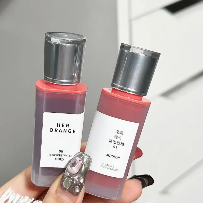 Herorange Gloss idratante Tinta per labbra Texture acquosa Labbra carnose di vetro Trucco quotidiano non secco a lunga durata — image 5