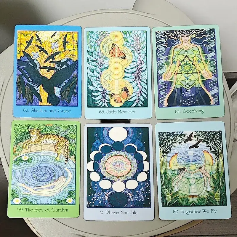 Carte di Geometria Sacra per il Sentiero Visionario 10,4*7,3 cm - 64 Carte Oracolo che integrano scienza matematica e spiritualità — image 6