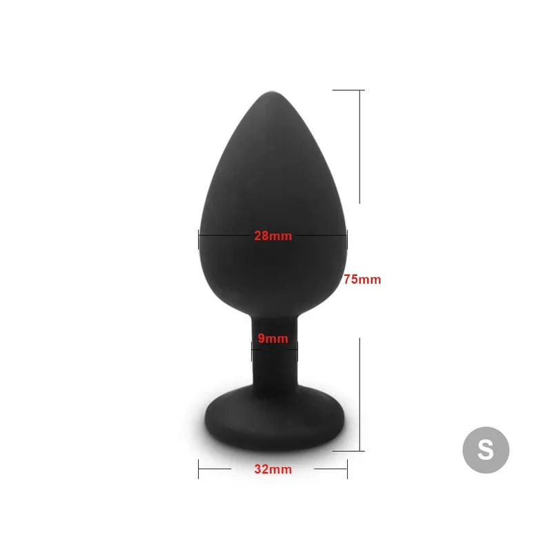 Anal Toy Soft Silicone Anal Plug for Beginner Butt Plug Men Women Gay Couples Anal Prostate Stimulator Adult Masturbator Sex Toy — image 10