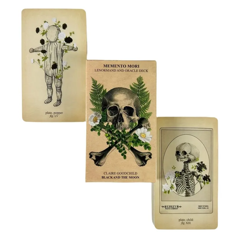 1pc Memento Mori Lenormand And Oracle Deck English Board Game Playing Cards — image 3