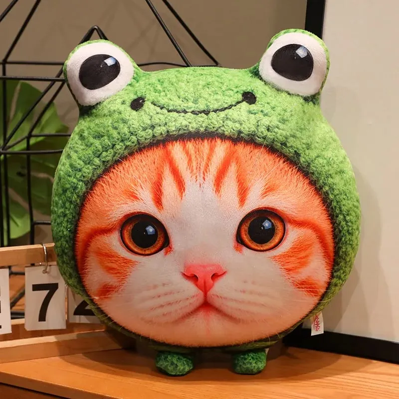 New 40cm Lifelike Animal Cat Plush Pillow 3D Printing Simulation Cat Plush Toy Stuffed Decor Gift Birthday Gifts Room Decoration — image 10