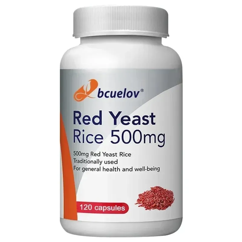 Red Yeast Rice Extract 500 Mg Vegetarian– Advanced Healthy Heart Formula for Cardiovascular Health Supplement