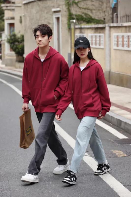 Moletom com capuz da moda, moletom com capuz, jaqueta com zíper personalizada, cardigã, logotipo impresso, logotipo bordado, roupas de algodão puro masculino e feminino — image 4