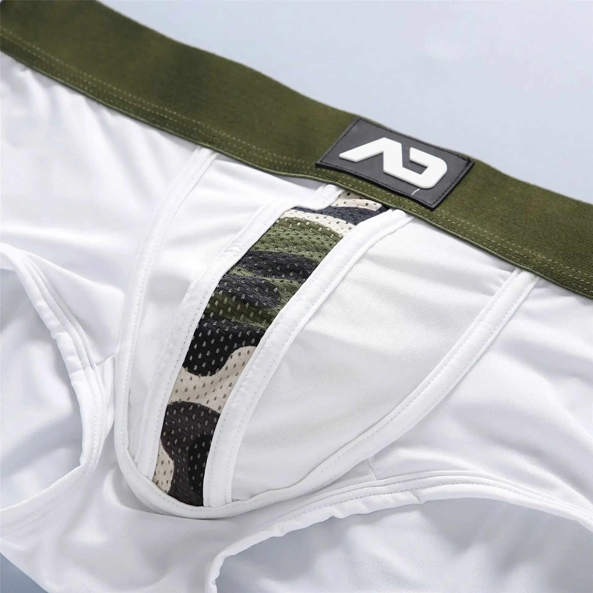 Bagong Panlalaking Flat Corner Underwea Low Waist Sexy Elastic Three Dimensional Bag Komportable Flat Corner Underwear Adik — image 8