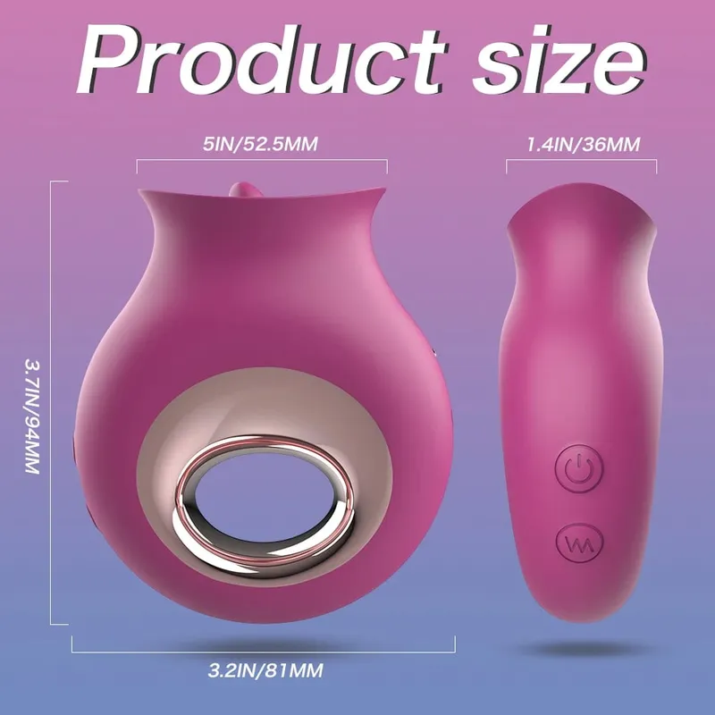 Vibrador feminino g-ponto vibrador clitoriano estimulador de mamilo língua oral buceta vagina brinquedo sexual feminino adequado para 18 + — image 4